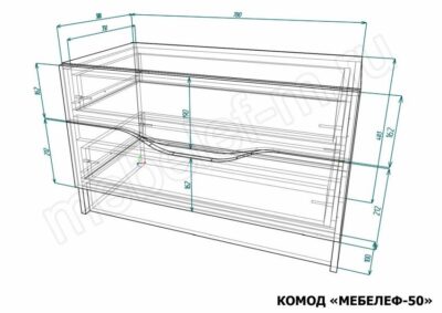 Комод Мебелеф 50 размеры