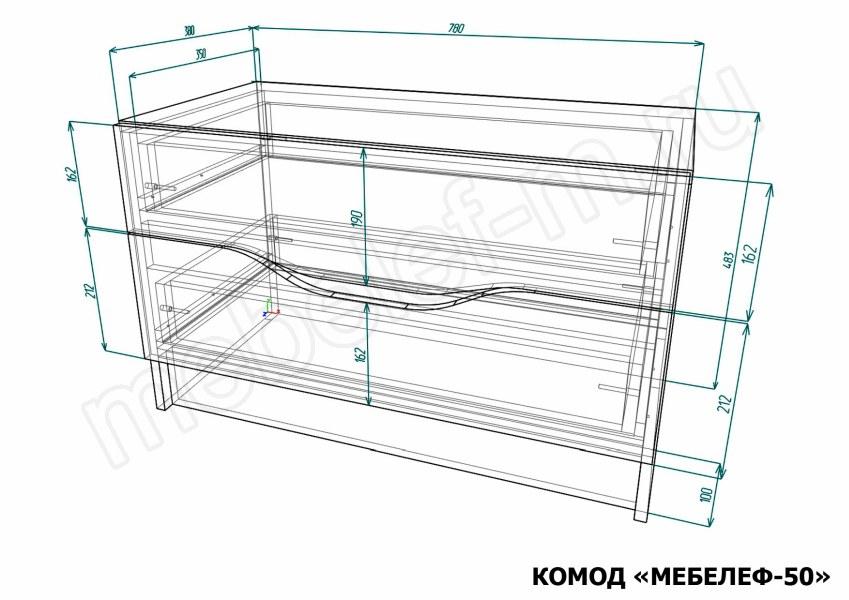 Комод Мебелеф 50 размеры